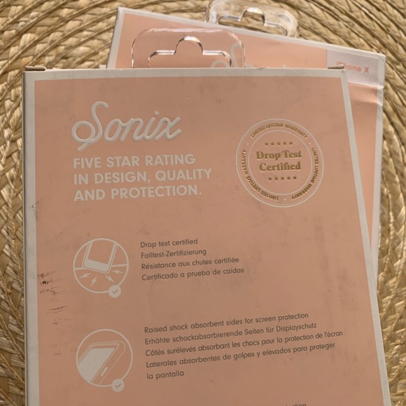 Sonix Tortoise Pink Print iPhone X Cell Phone Case - Picture 5 of 10